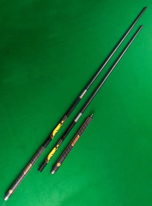 2 in 1 PREOAIDR 58" Jump Break Kick-Off Punch Black Technology Billiard Pool Cue Stick 13mm