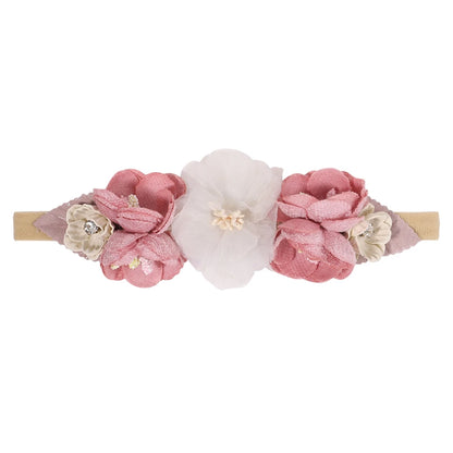 1Pcs Baby Girl Headband Cute Flower Elastic Hair Band Newborn Head Toddler Headband Headwear Kids Accessories Christmas Gifts