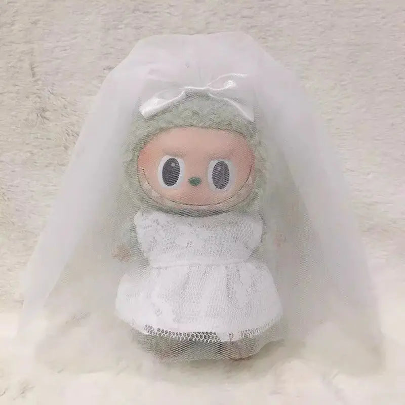 Spot Handmade 17 Cm Cute Mini Doll Clothing Accessories Doll Cotton Doll Suitable for Dolls Not Included