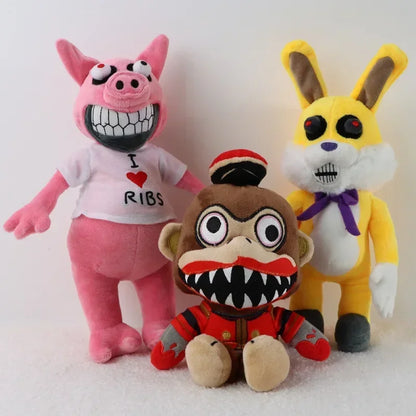 Game Dark Deception Plush Toys Anime Mama Bear Dread Ducky Murder Monkey Stuffed Doll  Animals Plushie Figure Christmas Gift