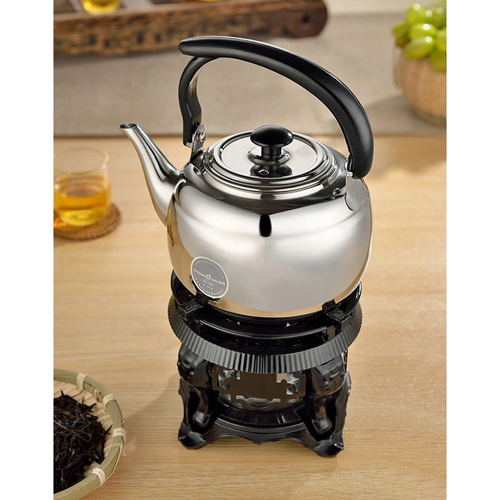 1L Stove Top Kettles Teapot With Comfortable Insulated Handle Stainless Steel Teapot