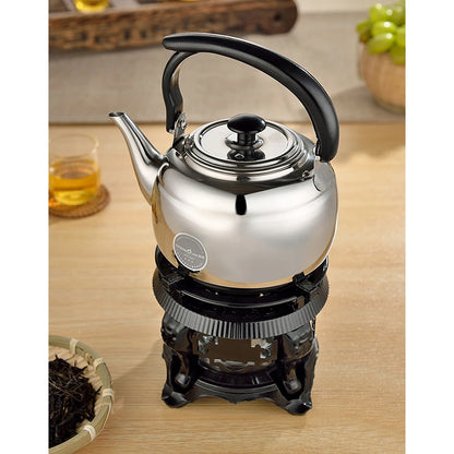 1L Stove Top Kettles Teapot With Comfortable Insulated Handle Stainless Steel Teapot