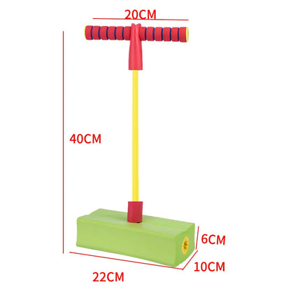 Kids Sports Games Toys Foam Stick Jumper Indoor Outdoor Fun Fitness Equipment Improve Bounce Sensory Toys for Boy Girl Gift