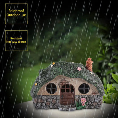 Gardening LED Solar Light Fairy House High Quality Anti-Corrosion Lawn Lamp for Outdoor Garden Decor