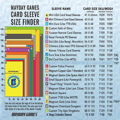 100 Sleeves MAYDAY Card Game Sleeve Protector Board Game Protective Sleeve MUNCHKIN MTG 41 45 56 59 63 68 87 88 92