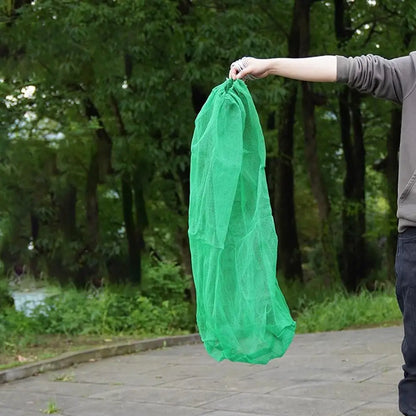 1PC Folding Fish Net Live Fish Net Bag Mesh Bag of Tools Net Mesh Guard Fish Fishing Storage Very Bag Bag I1Y4