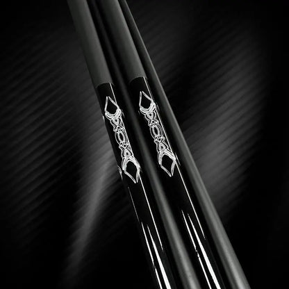 Professional Carbon Fiber Glass Composite Billiards Cue 13mm Tip Angry Pool Cue Stick for Pro Level Player