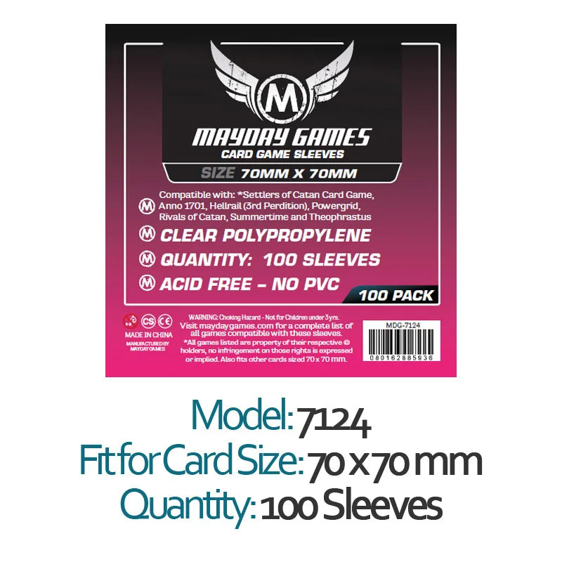 100 Sleeves MAYDAY Card Game Sleeve Protector Board Game Protective Sleeve MUNCHKIN MTG 41 45 56 59 63 68 87 88 92