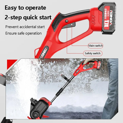 3500W Winter Brushless Electric Snowplow Lithium Electric Snow Sweeper Cordless Snow Shovel Courtyard Street for Makita Battery