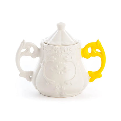 The Italian Baroque Style Ceramic Coffee Tea Set Coffee Pot Tea Kettle Teapot Creative Coffee Mugs