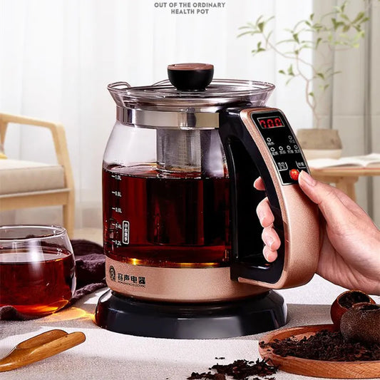 Home Appliance Automatic Kettle Health Care Thick Glass Teapot Electric Teapot Insulation Tea Maker Water Boiling Cooker