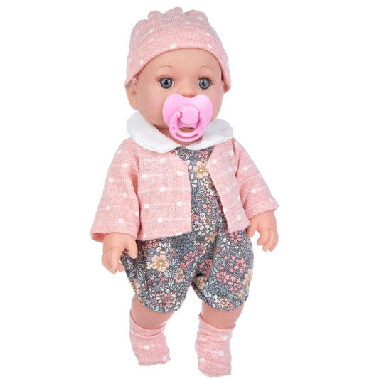 12in Baby Dolls Realistic Newborn Baby Dolls Simulation Baby Girl Handmade Toy Accessories for Children Collection D5QA