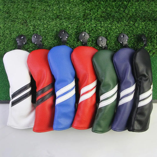 Golf Club Headcover Faux Leather Driver Covers Fairway Wood Covers Golf Head Cover Golf Club Headcover 퍼터커버