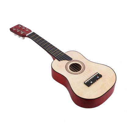 25 Inch Basswood Toy Acoustic Guitar Musical Instruments for Beginners Toy Gift With Pick Strings
