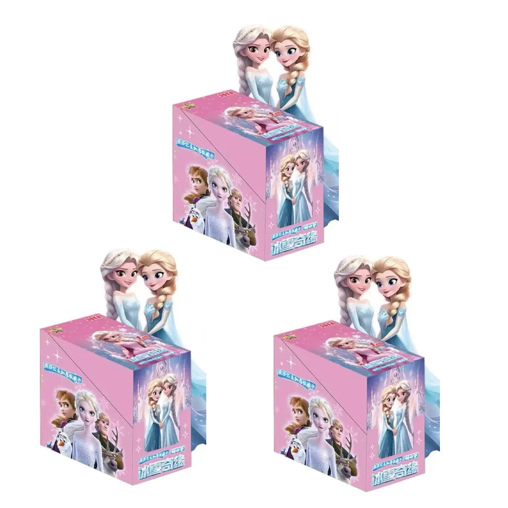 Xingka Series Frozen the Snow Queen Ledeno Kraljestvo Elsa Anna Princess Collect Rare Card Children's Toy Holiday Gifts Card Box