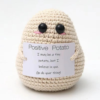 Pure Hand-Woven Positive Energy Lovely Potato Doll New Product Handmade Potato Home Room Decoration Christmas Gift