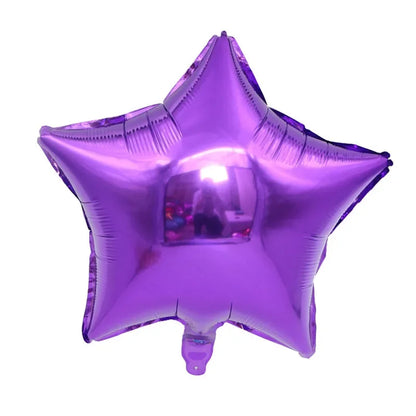 1pc 18inch Star Heart Inflatable Helium Balloon Birthday Party Decorations Kids Foil Balloons Wedding Christmas Supplies Gifts