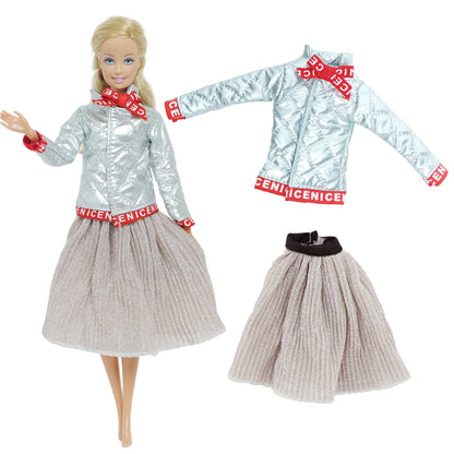 BJDBUS Doll Dress Newest Handmade Party High Quality Accessories Clothes for Barbie Doll Cloth Baby Girl Gift Toy Pants Skirt
