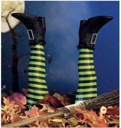Halloween Witch Legs Halloween Decoration Wicked Novelty Witch Legs With Shoes for Home Yard Outdoor and Indoor Halloween Witch