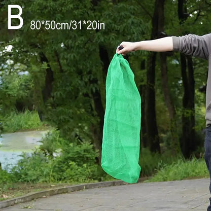 1PC Folding Fish Net Live Fish Net Bag Mesh Bag of Tools Net Mesh Guard Fish Fishing Storage Very Bag Bag I1Y4