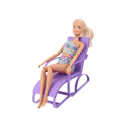 Mini Furniture for Barbiees Doll House Chair Shoe Skate Clothes for Barbies Doll Accessories Kelly 1:12 Doll DIY Toys for Girls
