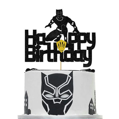 1set the Avengers Birthday Party Cake Topper Super Hero Spiderman Hulk Iron Man Cake Decoration for Kids Birthday Party Supplies