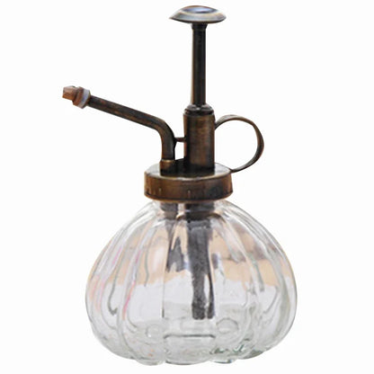 Gardening Plant Watering Cans Retro Antique Copper  Kettle Small Watering Can Pumpkin Glass Gardening Water Cans Garden Supply