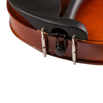 Gift for Christmas 1/8 1/16 1/10 Size With Case Bow Strings Shoulder Rest Bass Wood Violin for Children Students Kids Violin