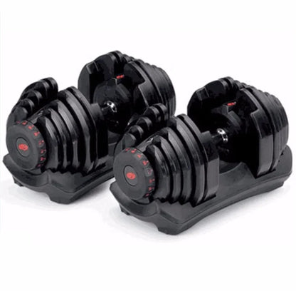Dumbbell and Stand Dumbbell Set, Weight Adjustable, Solid Weightlifting, Commercial Gym, Household, Multiple Options, 40kg, 90lb