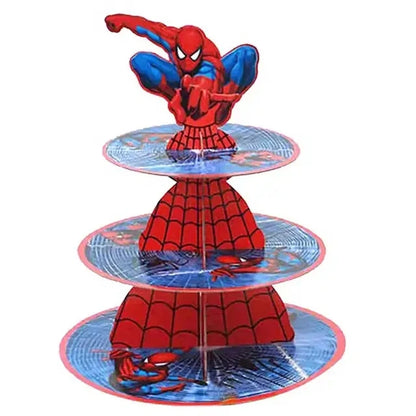 1set the Avengers Birthday Party Cake Topper Super Hero Spiderman Hulk Iron Man Cake Decoration for Kids Birthday Party Supplies