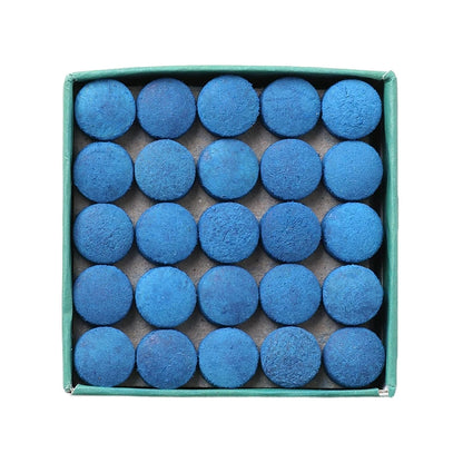 50Pcs Pool Cue Tips Billiard Cue Stick Replacement Tips With Storage Box Snooker Pool Cues Blue Cue Tips for Pool Cues