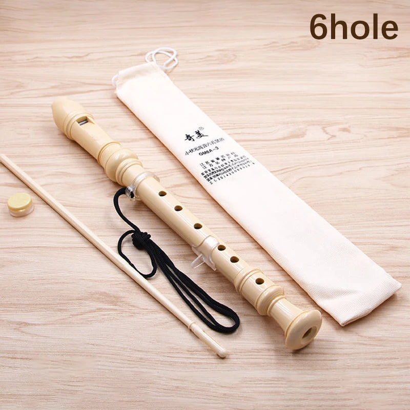 Professional Eight Hole Treble Flute 8-Hole Soprano Recorder Clarinet Black Sound Easy Adjustable Food Grade ABS Non-Toxic