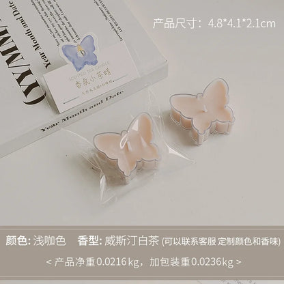 1pc Butterfly Christmas Tree Shape Scented Candles Home Fragrance Candle Aromatherapy Candles for Photo Prop Birthday Home Decor