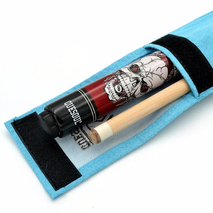 CUESOUL ROCK II 58" 19/20/21oz Black Pool Cue Stick 13mm With Cue Bag With and Joint/Shaft Protector