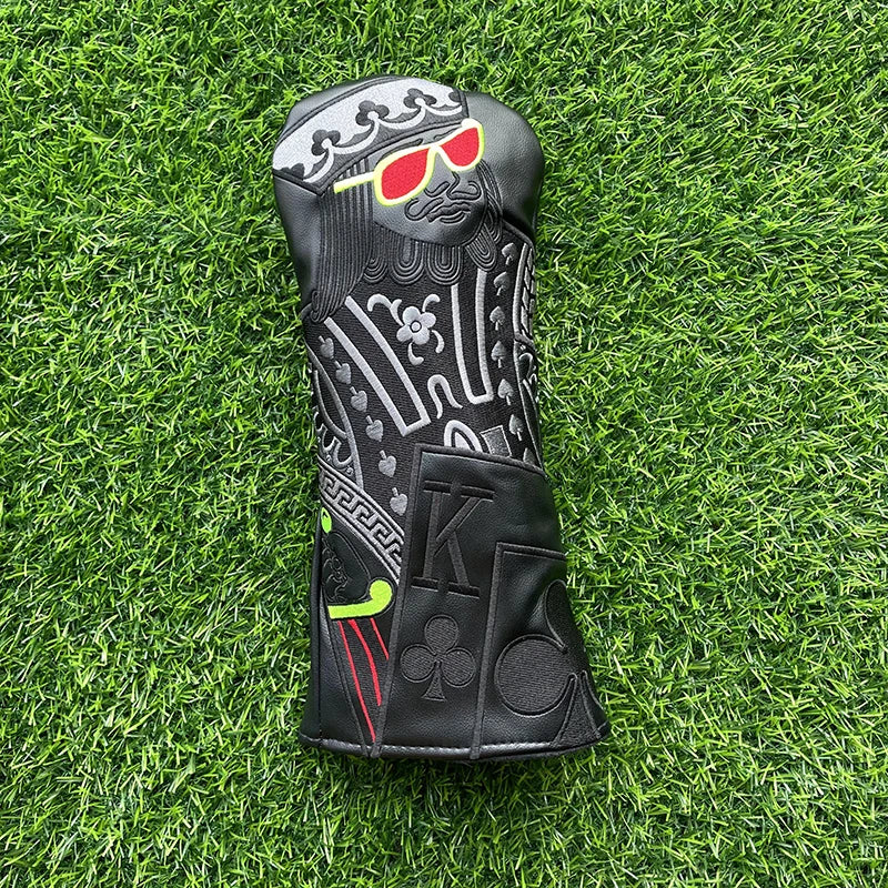 Kings and Queens and Knights Golf Club Wood Headcovers Driver Fairway Woods Hybrid Cover Photographing in Kind Fast Delivery
