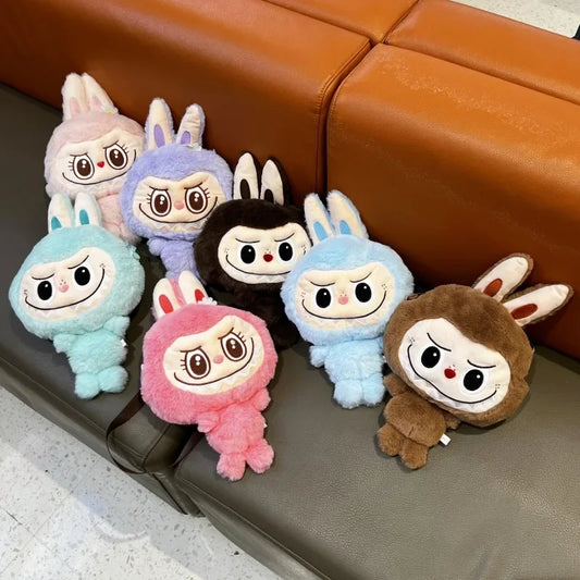 2024 Labubu Shouder Bag Cute Cartoon Plush Doll Backpack New Student Crossbody Bags the Monsters Outdoor Travel Bag Toy