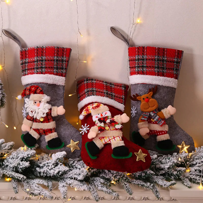 Personalized Christmas Stockings Custom Name Stocking Family Stockings Christmas Gift Christmas Red Stocking Christmas Ornament