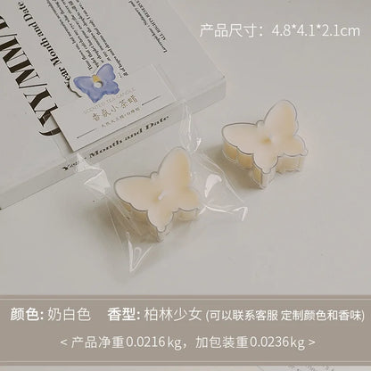 1pc Butterfly Christmas Tree Shape Scented Candles Home Fragrance Candle Aromatherapy Candles for Photo Prop Birthday Home Decor