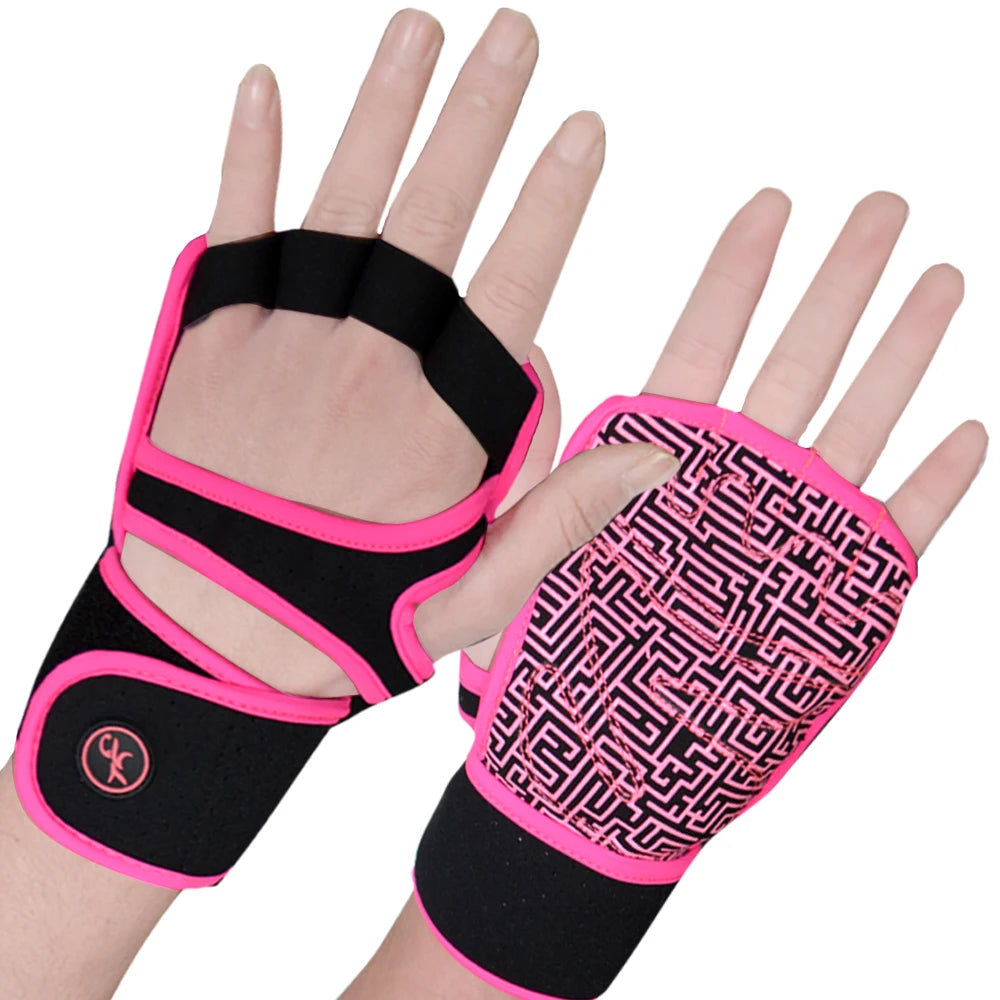 MOREOK Gym Gloves Beathable Full Palm Protect Fitness Training Workout Gloves Anti-Slip Weight Lifting Gloves Exercise Glove Men