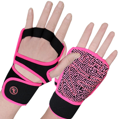 MOREOK Gym Gloves Beathable Full Palm Protect Fitness Training Workout Gloves Anti-Slip Weight Lifting Gloves Exercise Glove Men