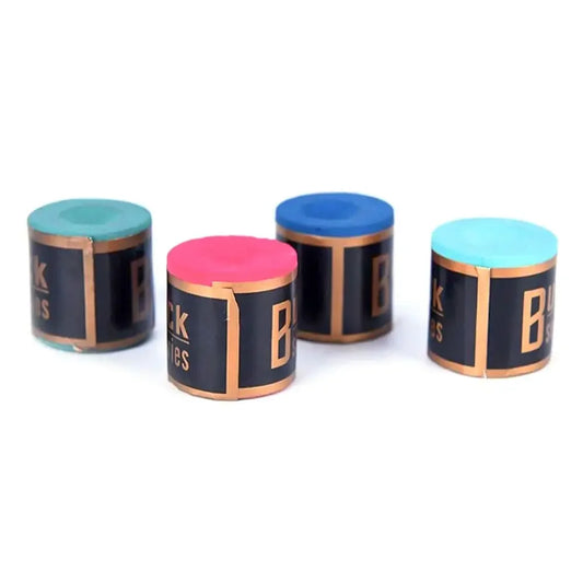 2pcs/Set No-Slip Billiard Chalks Pool Cue Stick Chalk Snooker Easy Powder Billiard Chalk Pool Sport Accessories Blue Green Red