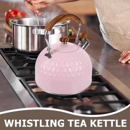 Stainless Steel Kettle Practical Pink Tea Kettles Electric Silver Coffee Gooseneck Water Pot Cafe Kitchen