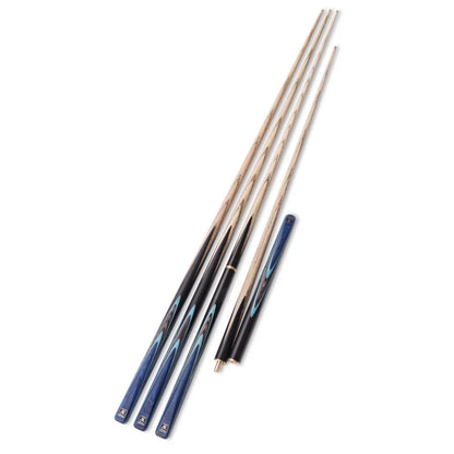 OMIN 57" Professional Gunman White Ash Snooker Billiard Pool Cue Stick 9.5mm/10mm Set
