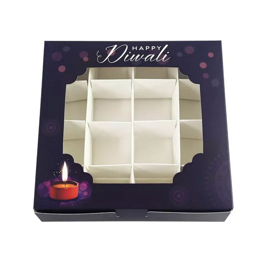 Modern Diwali Indian Sweet Chocolate Candy Packaging Gift Boxes Design for Sweets