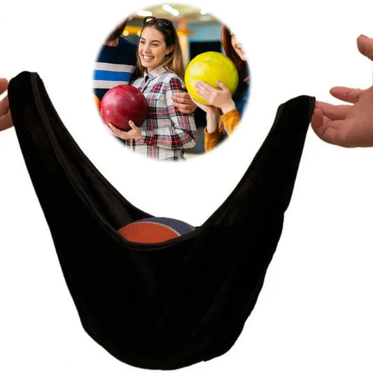 Bowling Ball Polisher Bag Towel Washable Bowling Ball Cleaner Holder Carrier Pouch Cleaning Cloth Cover Bowling Ball Accessories