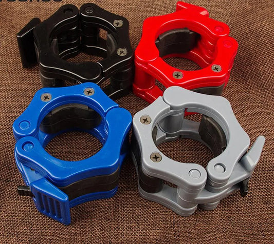 1 Pair  2" Spinlock Collars Barbell Collar Lock Dumbell Clips Clamp Weight Lifting Bar Gym Dumbbell Fitness Body Building