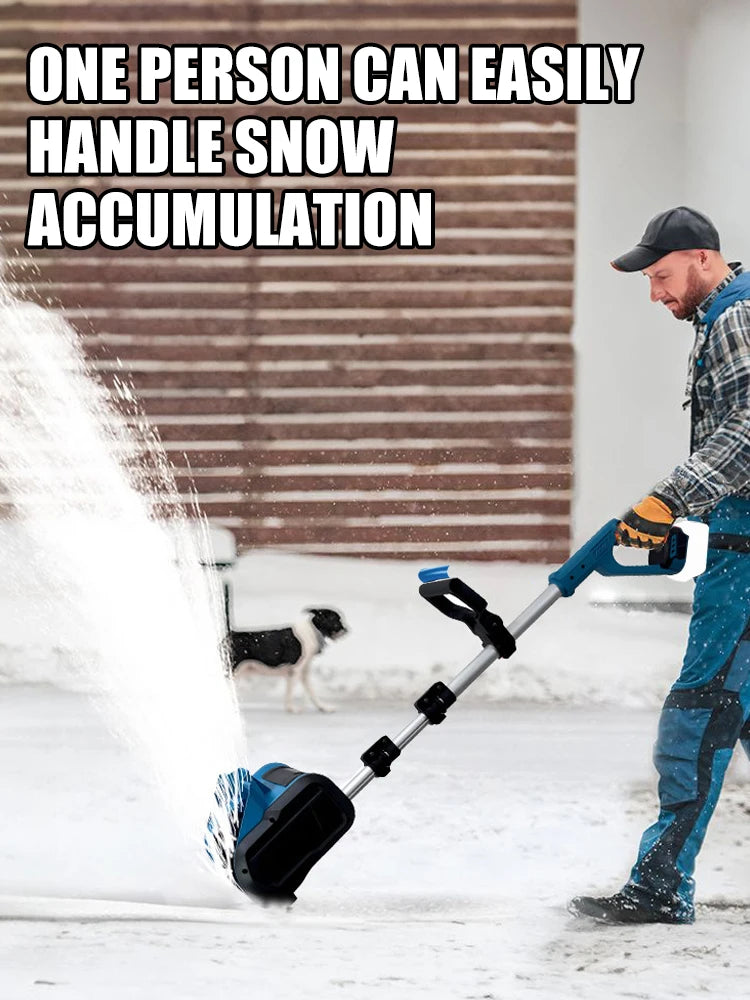 Brushless Snow Blower Thrower Cordless Electric Snowplow for Makita 21V Battery (No Battery) Handheld Electric Snow Shovel