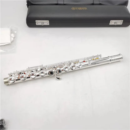 Top Japan Flute 212SL Professional Cupronickel C Key 16 Hole Flute Silver Plated Musical Instruments With Case and Accessories