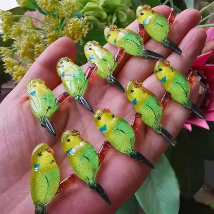 10Pcs/Green Frogs/Doll House//miniatures/cute/fairy Garden Gnome/Moss Terrarium Decor/Crafts/Bonsai/Diy Supplies