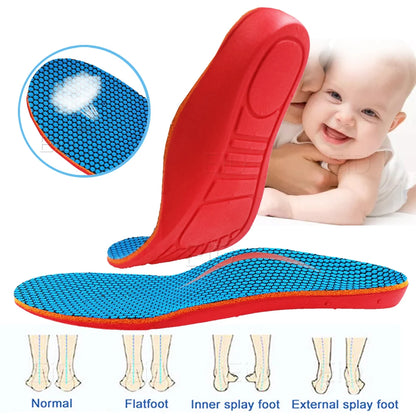 EID Kids Children Orthopedic Insoles Shoes Flat Foot Arch Support Insoles Orthotic Pads Correction Health Shoes Pad Foot Care